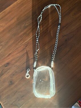 Clear Labubu Bag Charm Display Crossbody Concert Bag NWOT